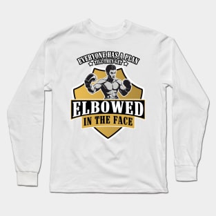 elbowed Muay Thai Long Sleeve T-Shirt